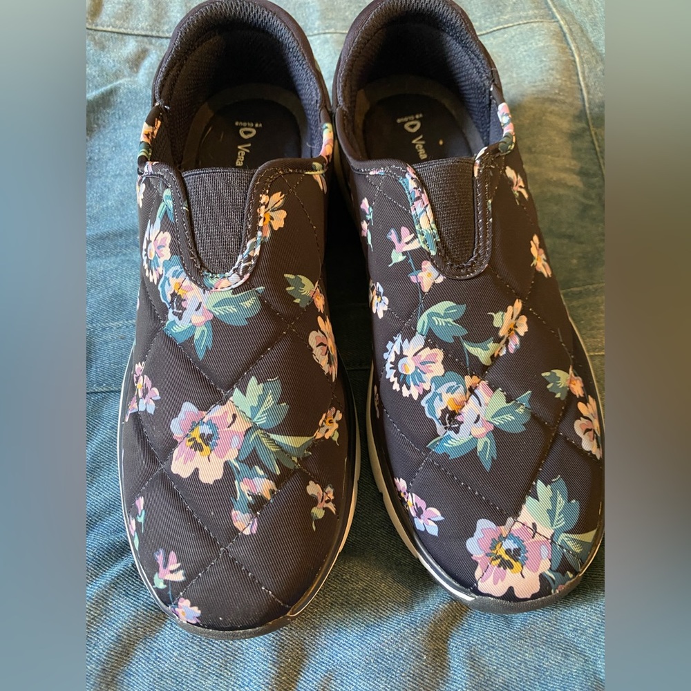 Navy Floral Slip-On Sneakers Vera Bradley